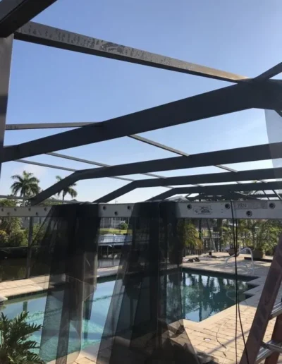 pool screen repair